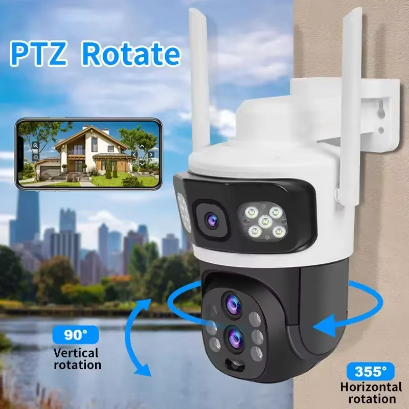 كاميرا مراقبة ذكية لاسلكية مقاومة للأمطار تعمل بالطاقة الشمسية مع رؤية ليلية واضحة - الصورة 7