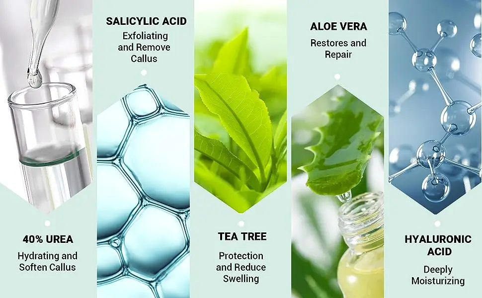 كريم مرطب ومغذي للعناية باليدين والقدمين بحمض الساليسيليك واليوريا - الصورة 9
