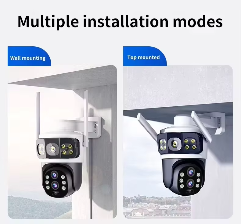 كاميرا مراقبة ذكية لاسلكية مقاومة للأمطار تعمل بالطاقة الشمسية مع رؤية ليلية واضحة - الصورة 5