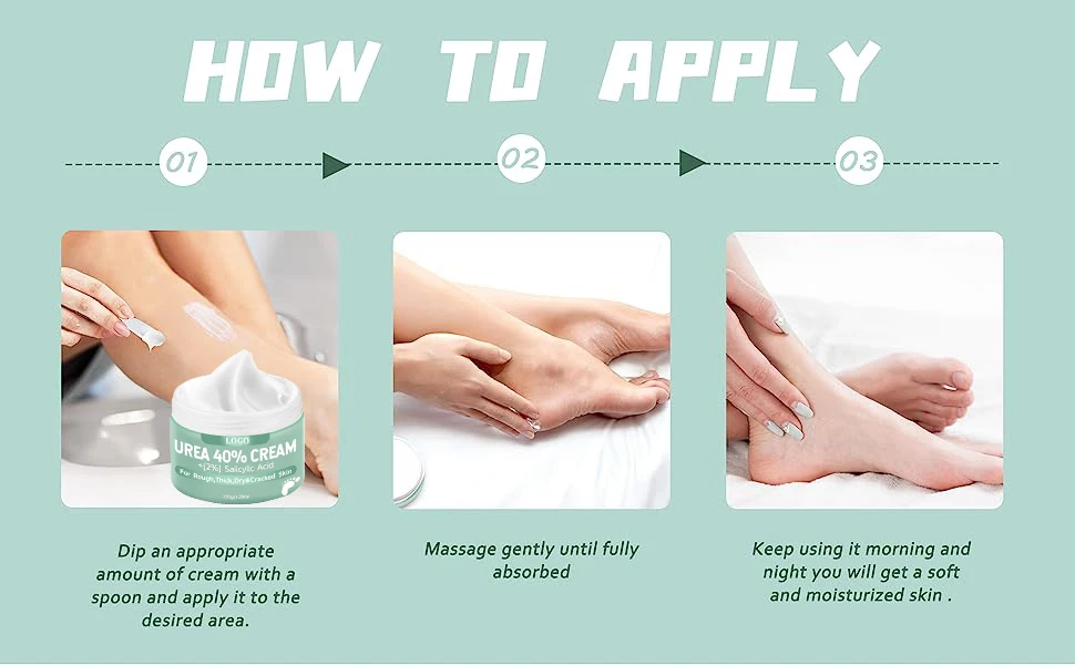 كريم مرطب ومغذي للعناية باليدين والقدمين بحمض الساليسيليك واليوريا - الصورة 10